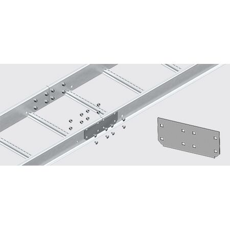 NEMA 3 Cable Ladder Splice Plate HDG