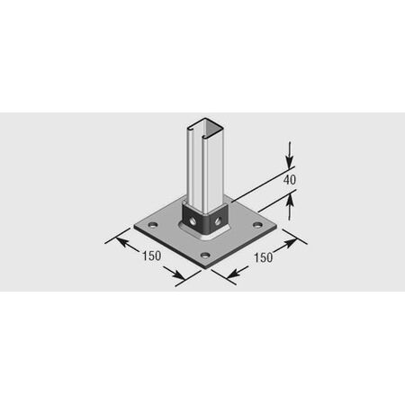 E2072 Base Plate HDG