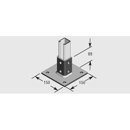 E2072A Base Plate HDG