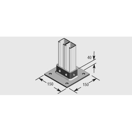E2073 Base Plate HDG