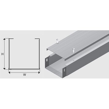 DSL150100G Screw On Lid Cable Duct