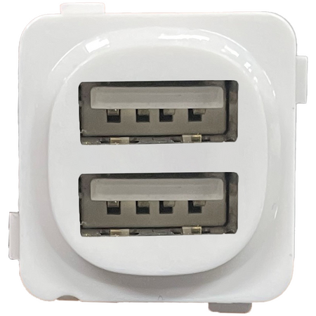 MU2AC-WH KASTA Data Comm USB Mechanisms