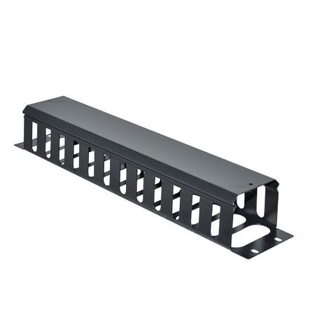 CERTECH 2RU Metal Cable Management Bar w/ Cover