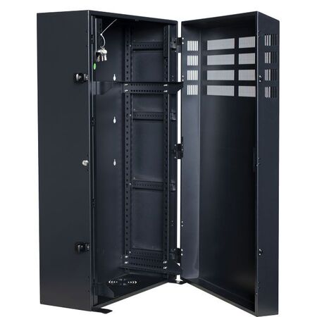 CERTECH Vertical Wall Mount Cabinet 2RU Horizontal, 6RU Vertical