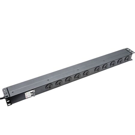 CERTECH Vertical PDU, 10 x 10 Amp 3 Pin Outlets w/ 10 Amp Plug