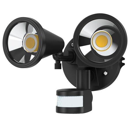 Twin Head Cob Led Floodlight with Sensor