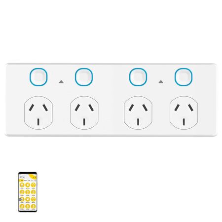 Ikuü Smart WiFi Quad Power Point