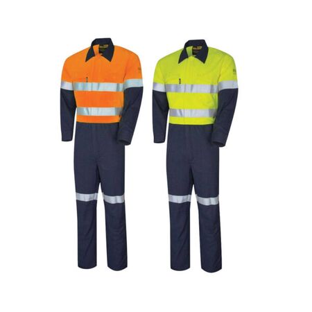 Arc flash Coverall HRC2 Two Tone 9.6cal/cm2 – Bool Parvotex [ ARC-COVERALL2-P-YN-92R ]