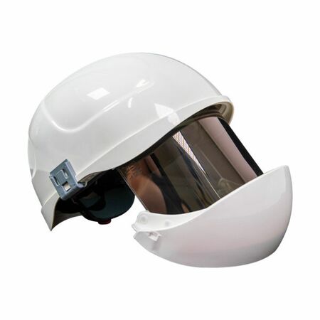 Arc flash retractable Face shield & Helmet HRC3 28cal/cm2 – BSD [ ARC-FS INT POW ]