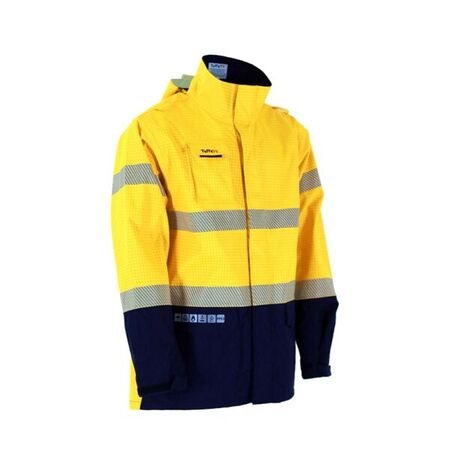 Arc flash Wet Weather Jacket HRC2 17cal/cm2 – Tuffa [ ARC-JACKET2-T-YN-M ]