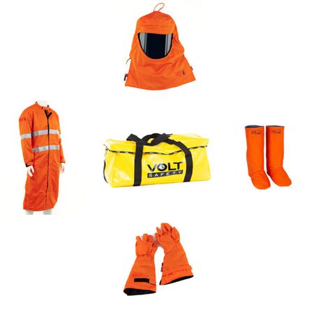 Arc flash Kit HRC4 43cal/cm2 Switching Coat – Sherwood Nomex [ ARC-KIT4-S-SWC-3XL ]