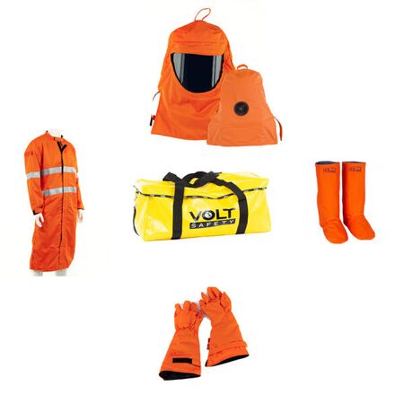 Arc flash Kit HRC4 43cal/cm2 Switching Coat – Sherwood Nomex [ ARC-KIT4-S-SWC-VT-L ]