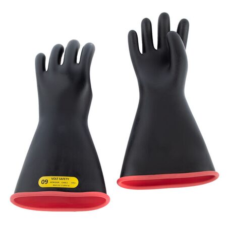 Insulated Glove Class 2 17kV Rolled Edge Dual Colour – Volt Safety [ GLOVE2-08 ]