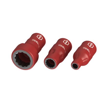 1000V Insulated 1/2” Sockets – BSD [ TOOL-B-73063-17 ]