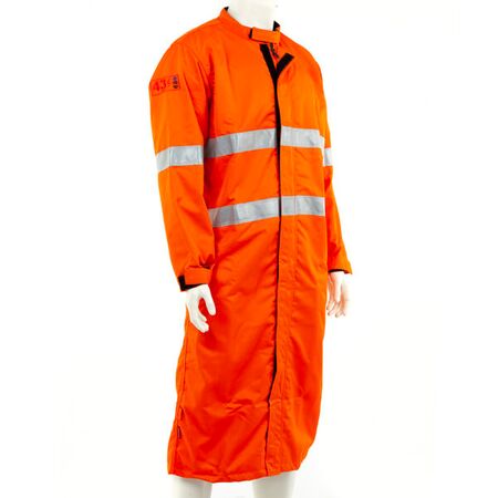 Arc flash Switching Coat HRC4 43cal/cm² – Sherwood Nomex [ ARC-COAT4 S-ODN L ]