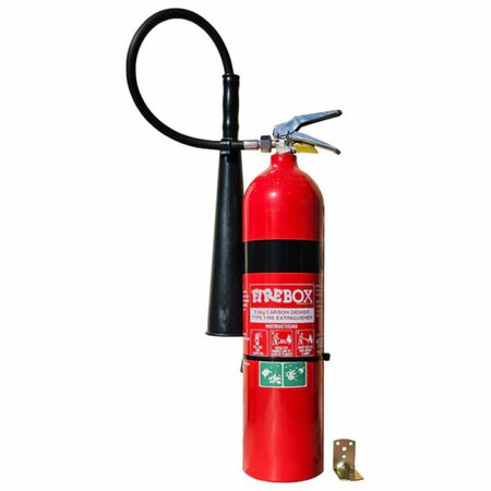 5kg CO2 Extinguisher – Firebox [ EXTINGUISHER-F-FB50CO2 ]
