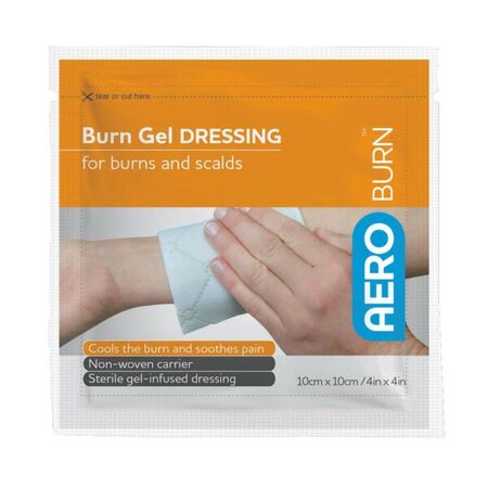 Gel Infused Burns Dressing – Aero Healthcare [ FA-A-BD-10x10 ]