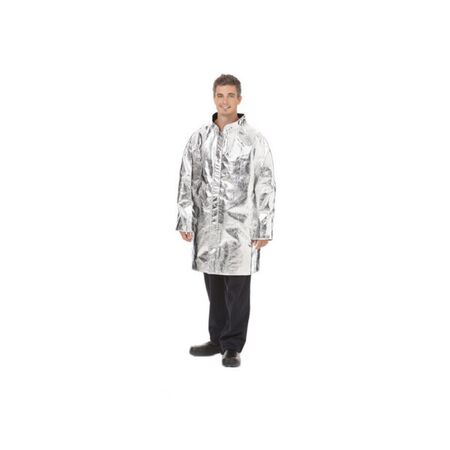 Aluminised Aramid Furnace Coat – Glo-Safe [ FURN-COAT-GS-2XL ]