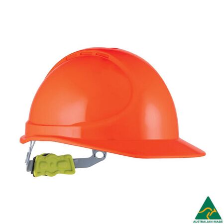 Non-Vented Type 1 Hard Hat with Ratchet Harness – Force360 [ HELMET-F-HPFPRGTE02-FLO ]