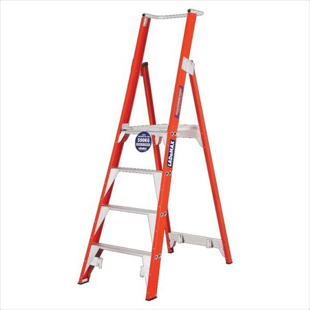 Fibreglass Platform Step Ladder – Ladamax [ LADDER-FPS8-5G ]