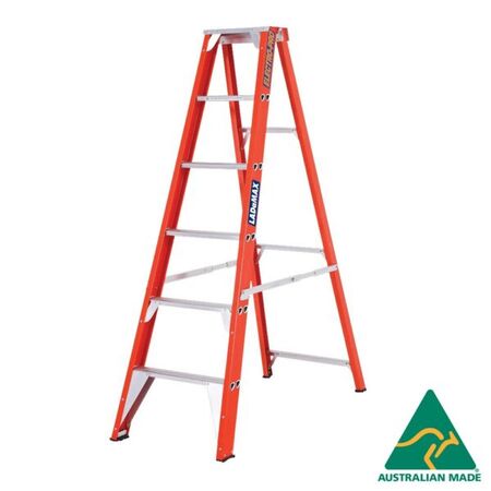 Fibreglass Single Sided Step Ladder – Ladamax [ LADDER-FSS062 ]