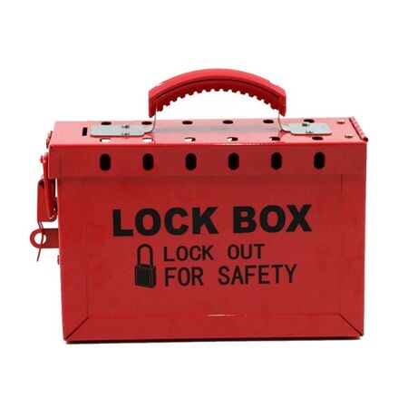 Group Lockout Lock Box 13 Hole – Volt Safety [ LOCKOUT-BOX13-NW-R ]