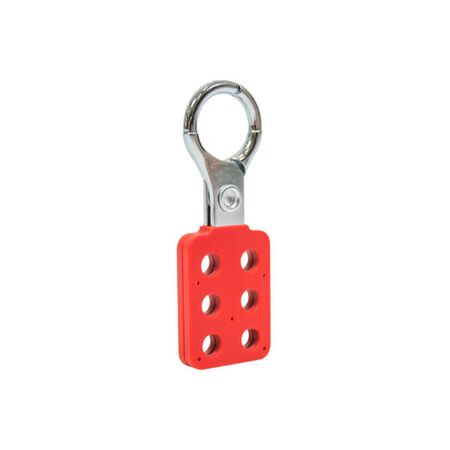 Aluminium 6 Hole Lockout Hasp 25mm Jaw – Volt Safety [ LOCKOUT-HASP-SLH125 ]