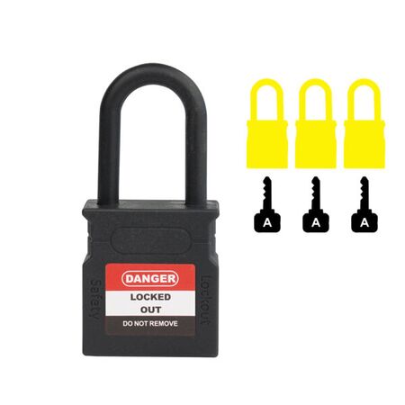 Padlock Dielectric Shank 38mm – Volt Safety [ LOCKOUT-LOCK-NBK-KA ]