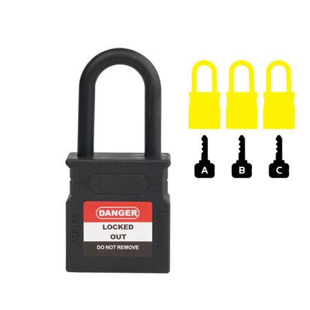 Padlock Dielectric Shank 38mm – Volt Safety [ LOCKOUT-LOCK-NBK-KD ]