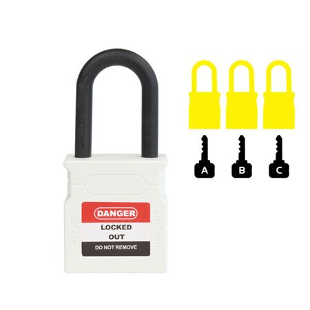 Padlock Dielectric Shank 38mm – Volt Safety [ LOCKOUT-LOCK-NW-KD ]