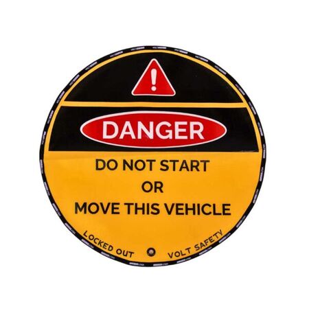 Steering Wheel Lockout Cover – Volt Safety [ LOCKOUT-SW-50 ]