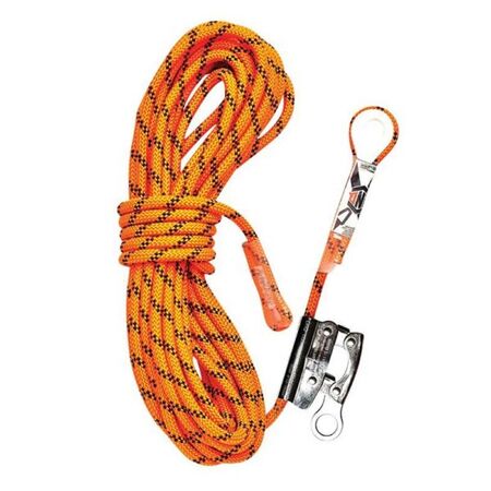Kernmantle Rope Static Line With Thimble Eye & Rope Grab – LINQ [ ROPE-RKRG050 ]