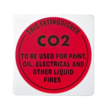 CO2 Extinguisher I.D Sign – Firebox [ SIGN-F-IDCO2 ]
