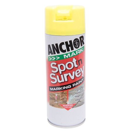 SPOT & SURVEY MARKING PAINT YELLOW FLUORESCENT 350g
