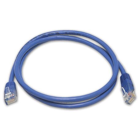PATCH CABLE, 0.2m CAT5E, BLUE
