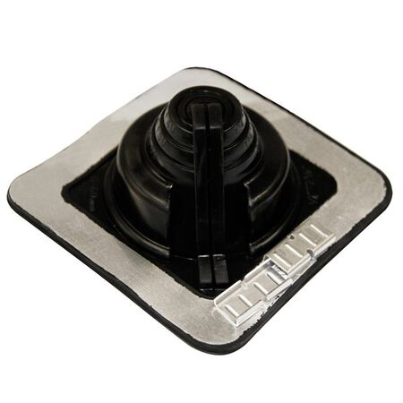 FLASHING, No1, 5-60mm PIPE OD 139 x 139mm BASE, BLACK COMBO
