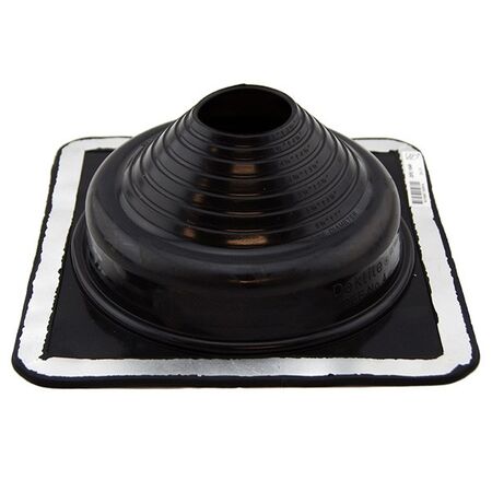 FLASHING #4, 75-175mm PIPE 280 x 280mm BASE, BLACK PREM