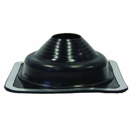 FLASHING #5, 100-200mm PIPE 310 x 310mm BASE, BLACK PREM