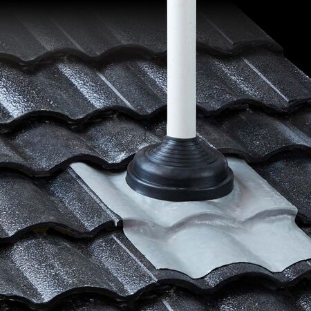 FLASHING,RAPID BLK EPDM 6-50mm ANTENNA/SOLAR, 280 x 450mm