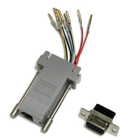 MODULAR ADAPTER DB9F-RJ45 8P8C