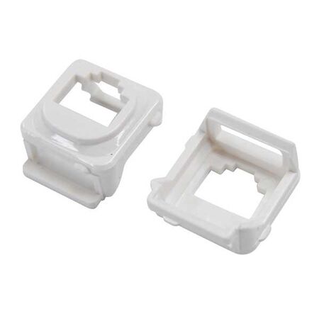 ADAPTOR, KEYSTONE TO CLIPSAL WHITE (10)
