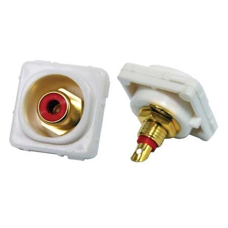 RCA TO SOLDER CONNECTOR RED