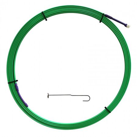 FIBREGLASS CABLE PULLING AND FISHING TOOL, 8m