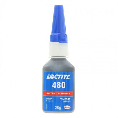 ADHESIVE, INSTANT, RUBBER TOUGHENED, 20g, 480