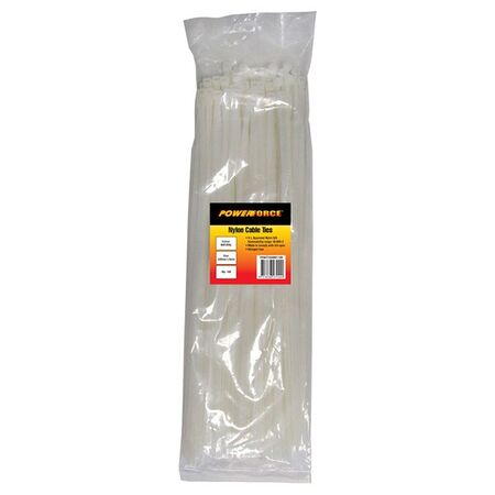 CABLE TIE, NYLON - NATURAL 550mm x 8mm [100] PACK