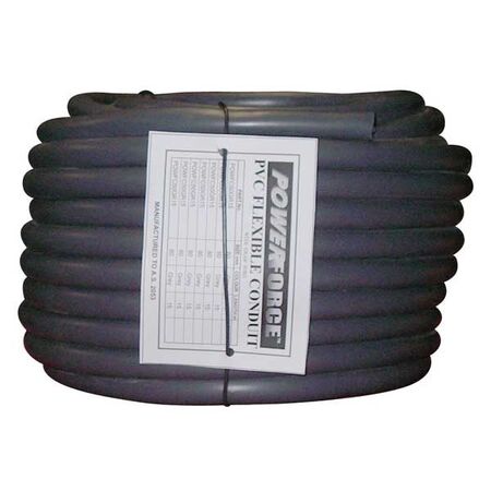 PVC FLEXIBLE CONDUIT, D/WIRE GREY, 25mm x 30m