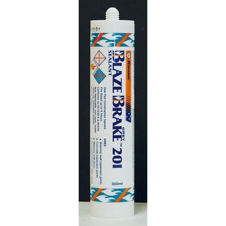 BLAZEBRAKE FIRE RATED SEALANT 300ml GREY