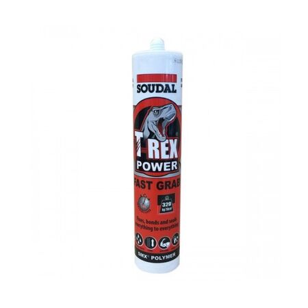 SEALANT ADHESIVE, MS POLYMER T REX POWER 290ml, GREY