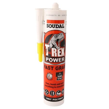 SEALANT ADHESIVE, MS POLYMER T REX POWER 310ml, BLACK