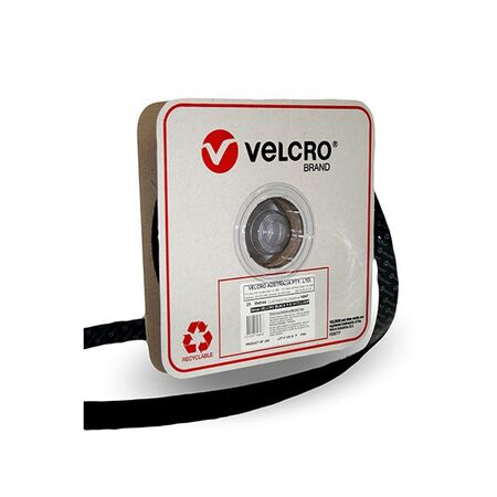 VELCRO LOOP, PS 0119 BLACK 25mm x 25m ROLL